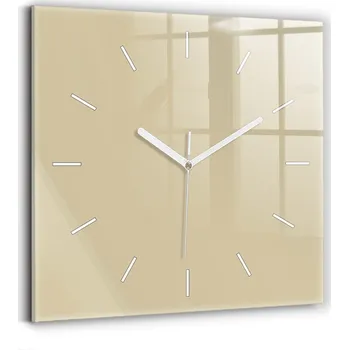 Hodiny Nástěnné hodiny Wallfluent béžové 30 cm