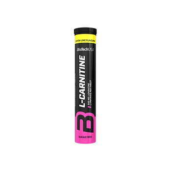 Spalovač tuku BioTech L-Carnitine 20 tbl (šumivé) citron-limeta