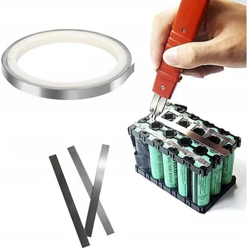 IP kamera 2x 10m Niklová páska pro bodové svařování článků 8mm x 0,1mm