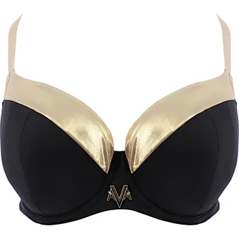 Dámské plavky Horní díl plavek 178 black - AVA černá 65/J