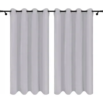 Obraz Závěs polozatemňovací s kroužky 140 cm x 280 cm