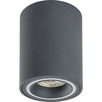 Šedé stropní svítidlo Kobald kulaté pro žárovku GU10 - Rabalux - 71161 - 71161