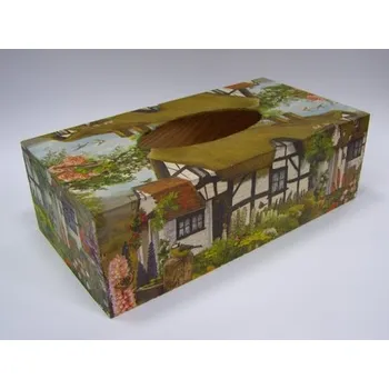 Krabice na papírové kapesníky - Chaloupka