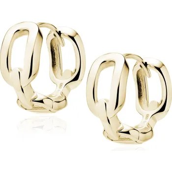Náušnice Pozlacené náušnice CHAIN Ag 925/1000