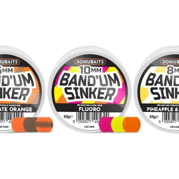 Boilies SONUBAITS Band'um Sinkers 10 mm PŘÍCHUŤ: Pineapple / Coconut