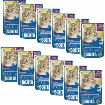 Krmivo pro kočku Bozita Kousky krůtího masa v želé 12x85g pro kastrované kočky