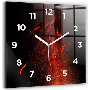 Hodiny Nástěnné hodiny Wallfluent černé 30 cm