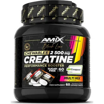 Kreatin Amix Black Line Creatine Creapure Zero Sugar 2500 mg 60 tbl multi mix