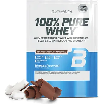 Protein BioTech 100% Pure Whey 28 g karamel-kapučíno