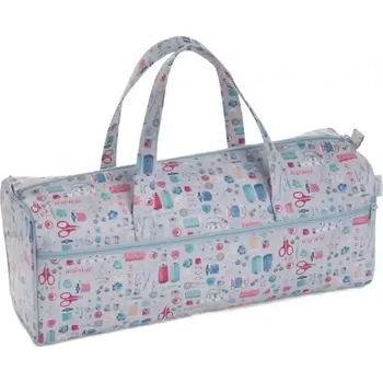 Organizér galanterie Taška na pletení a háčkování - Čas na šití (Knitting Bag Stitch in time )