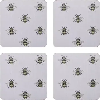 Creative Tops, Anglie Creative Tops - Korkové podložky Bee - 10,5 x 10,5 cm