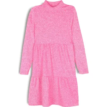 Dívčí oblečení GATE Pletené šaty s dlouhým rukávem dívčí 7Y 824-0241/658