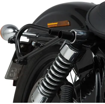 Zavazadlo na motocykl BOČNÍ NOSIČ SLC PRAVÝ SW-MOTECH HARLEY DYNA MODELS (09-), ČERNÝ
