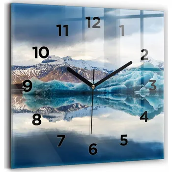 Hodiny Nástěnné hodiny Wallfluent modré 30 cm