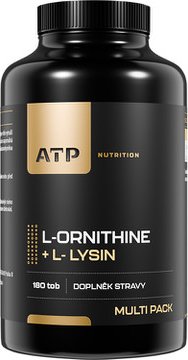 ATP Nutrition L-Ornithine + L-Lysin 180 tob