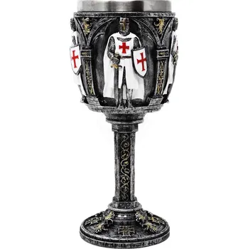 Replika zbraně MystiCalls Kalich 180ml Křižák v bílém