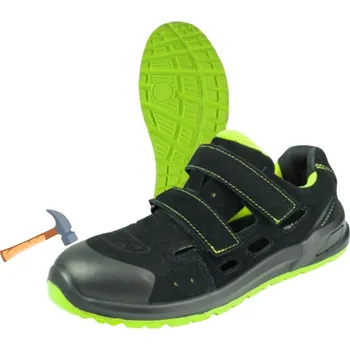 Pracovní obuv PRACOVNÍ SANDÁLY polobotky LETNÍ LEHKÉ prodyšné S OCELOVOU ŠPIČKOU BOZP S1 velikost 47