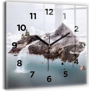 Hodiny Nástěnné hodiny Wallfluent černé 30 cm