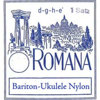 Struna pro kytaru a smyčcový nástroj Romana Struny pro Ukulele Bariton UkuleleSada 31882