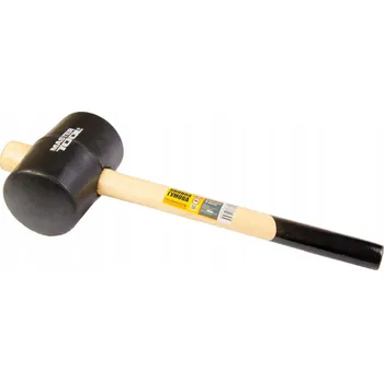 Kladivo Kladivo pryžové černá 80 mm 900 g dřevěná násada