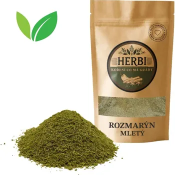 Herbi Rozmarýn mletý, 25 g – středomořská chuť pro pečené maso, zeleninu i bylinkové směsi