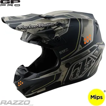 Sportovní chránič MX helma TroyLeeDesigns GP Pro MIPS Helmet Trooper Black Caper 2025 M