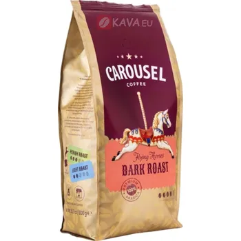 Carousel Flying Horses Dark Roast zrnková káva 1kg