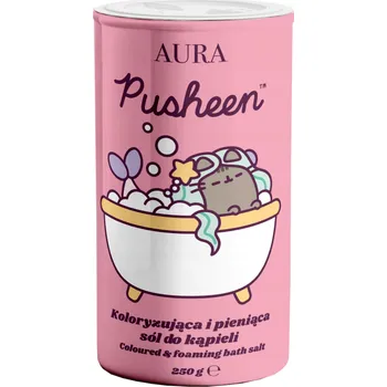 Koupelová sůl PUSHEEN BAREVNÁ A PĚNIVÁ SŮL DO KOUPELE V SHAKERU 250g