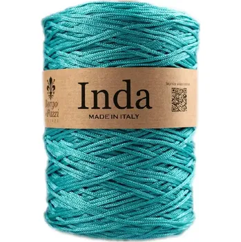 Příze Borgo de Pazzi Inda 38 Tyrkysová (Špagátová příze Inda 38 Turchese)