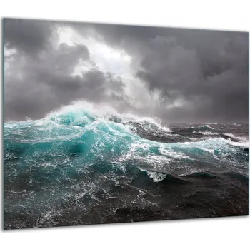 Obraz SKLENĚNÁ OCHRANNÁ DESKA NA SPORÁK 60x52 MOŘE