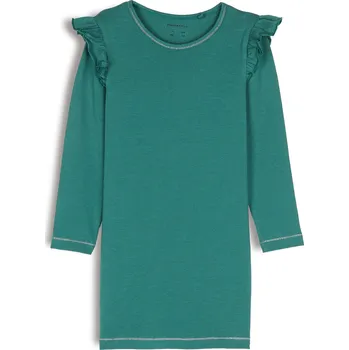 Dívčí šaty GATE Šaty s kontrastní nití a volánky 3Y 824-0242/483