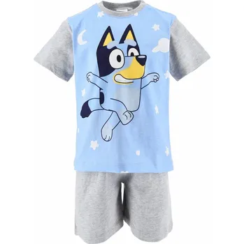 Chlapecké pyžamo Modro-šedé dětské krátké pyžamo Bluey Velikost: 104