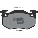 Sada brzdových destiček, kotoučová brzda BENDIX Braking BPD1103