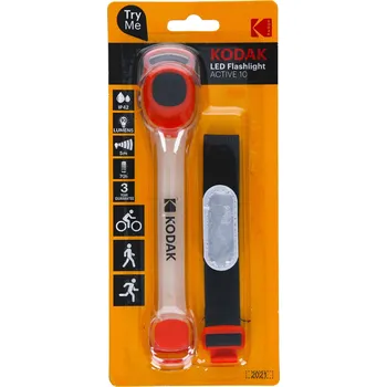 Pásek na suchý zip Kodak bílý