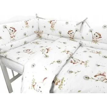 Povlečení Sada povlečení Baby Nellys 100 x 135 cm bílá