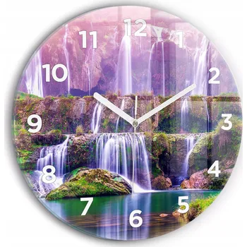 Hodiny Nástěnné hodiny Wallfluente zelené 30 cm