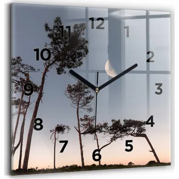 Hodiny Nástěnné hodiny Wallfluent růžové 30 cm