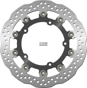 Brzda pro motocykl NG přední brzdový kotouč YAMAHA FZS 600 '04-10, MT-03 '05-14, XJR1300 '95-13, R6 '03-09 (298X132X5MM) (5X8,5MM) WAVE plovoucí