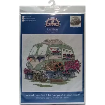 Vyšívací vzor Sada na vyšívání BK1547 Květinářství (Vyšívání Les Fleurs)