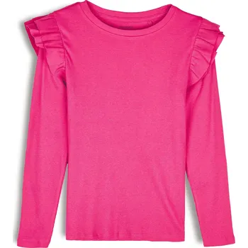 Dětská móda GATE Bavlněné tričko s volány 3Y 824-0592/657