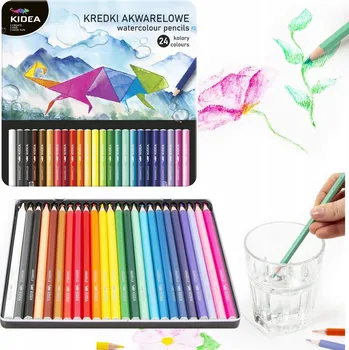 Pastelka Akvarelové Pastelky Kidea 24 ks