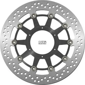 Brzda pro motocykl NG přední brzdový kotouč HONDA CBR1000RR '09-19 (320X74X5MM) (6X6,5MM) plovoucí (ALU střed)