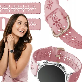 Příslušenství k chytrým hodinkám Řemínek pro Huawei Watch GT 4 Classic 46mm chytré hodinky světle růžový řemínek 22mm