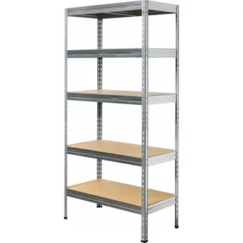 Dílenský regál Kovový skladový regál Kovona 180 x 90 x 45 cm max 250 kg na polici