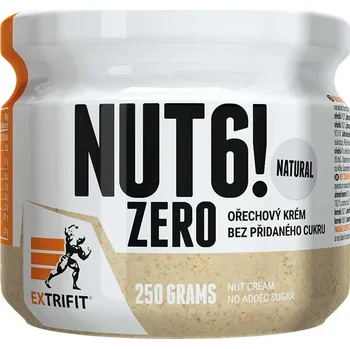 Fitness strava Extrifit Nut 6! Zero 250 g Čokoláda