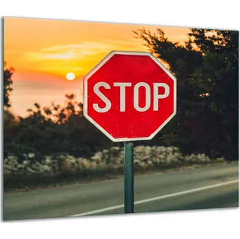 Obraz SKLENĚNÁ OCHRANNÁ DESKA NA SPORÁK 60x52 KRAJINA