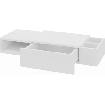 Konferenční stolek Konzolový Stolek Matkam , matně bílá, 90 x 17 x 30 cm