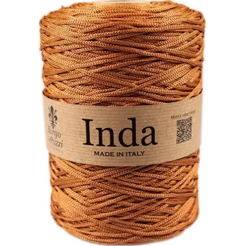 Příze Borgo de Pazzi Inda 35 Skořicová (Špagátová příze Inda 35)