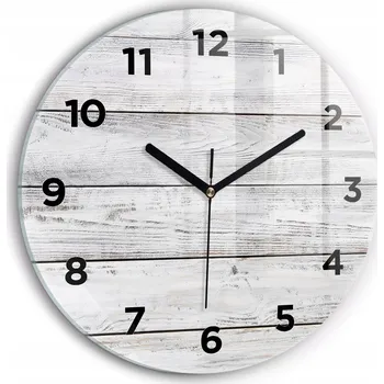 Hodiny Nástěnné hodiny Wallfluente bílé 30 cm