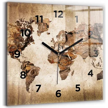 Hodiny Nástěnné hodiny Wallfluent hnědé 30 cm